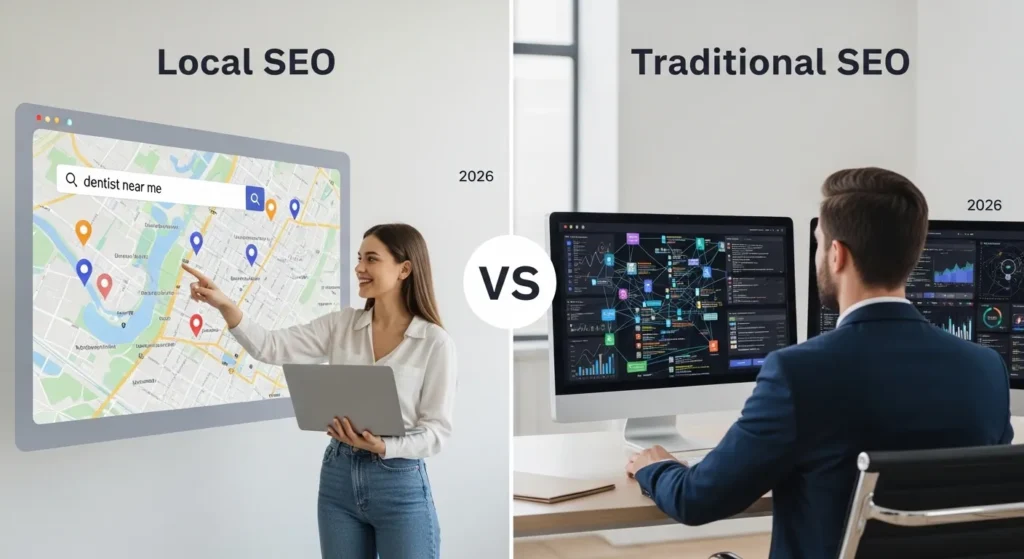Local SEO vs Traditional SEO: Key Differences in 2026