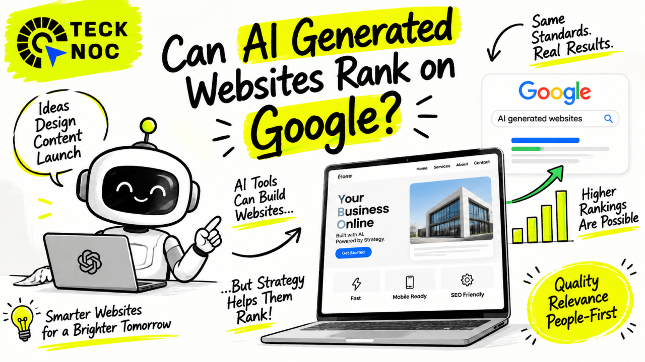 Can AI Generated Websites Rank on Google